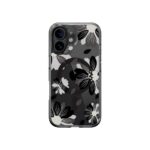 SwitchEasy Style M for iPhone16 (Black Flower)