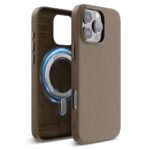 elago MAGNETIC LEATHER CASE for iPhone16 Pro Max (Taupe)