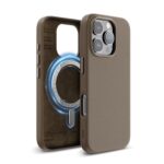 elago MAGNETIC LEATHER CASE for iPhone16 Pro (Taupe)