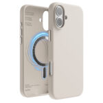 elago MAGNETIC SILICONE CASE for iPhone16 Plus (Stone)