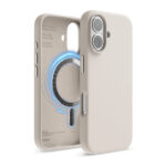 elago MAGNETIC SILICONE CASE for iPhone16 (Stone)