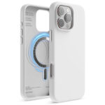 elago MAGNETIC SILICONE CASE for iPhone16 Pro Max (White)