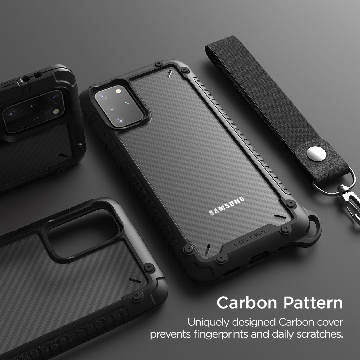 Vrs Design（verus） Crystal Mixx Pro For Galaxy S20 Plus Black Carbon 株式会社サンクチュアリ 6029