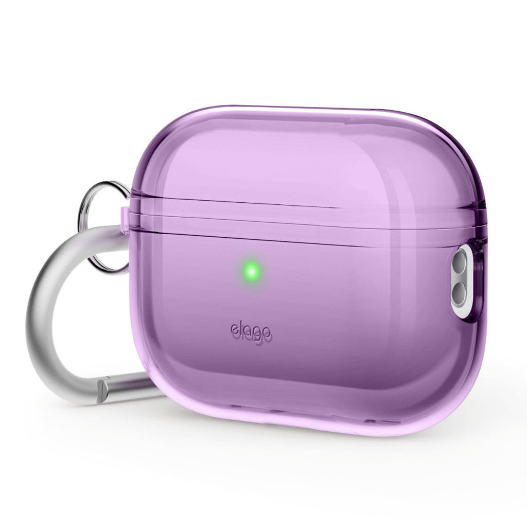 elago CLEAR HANG CASE for AirPods Pro 2nd (Deep Purple) | 株式