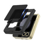 araree Core Privacy for Galaxy Z Flip6 (CLEAR BLACK)